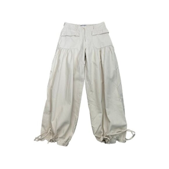 We The Free Free People NWOT Baggy Lotus Jeans Size 28 Almond Milk Color - Picture 9 of 13